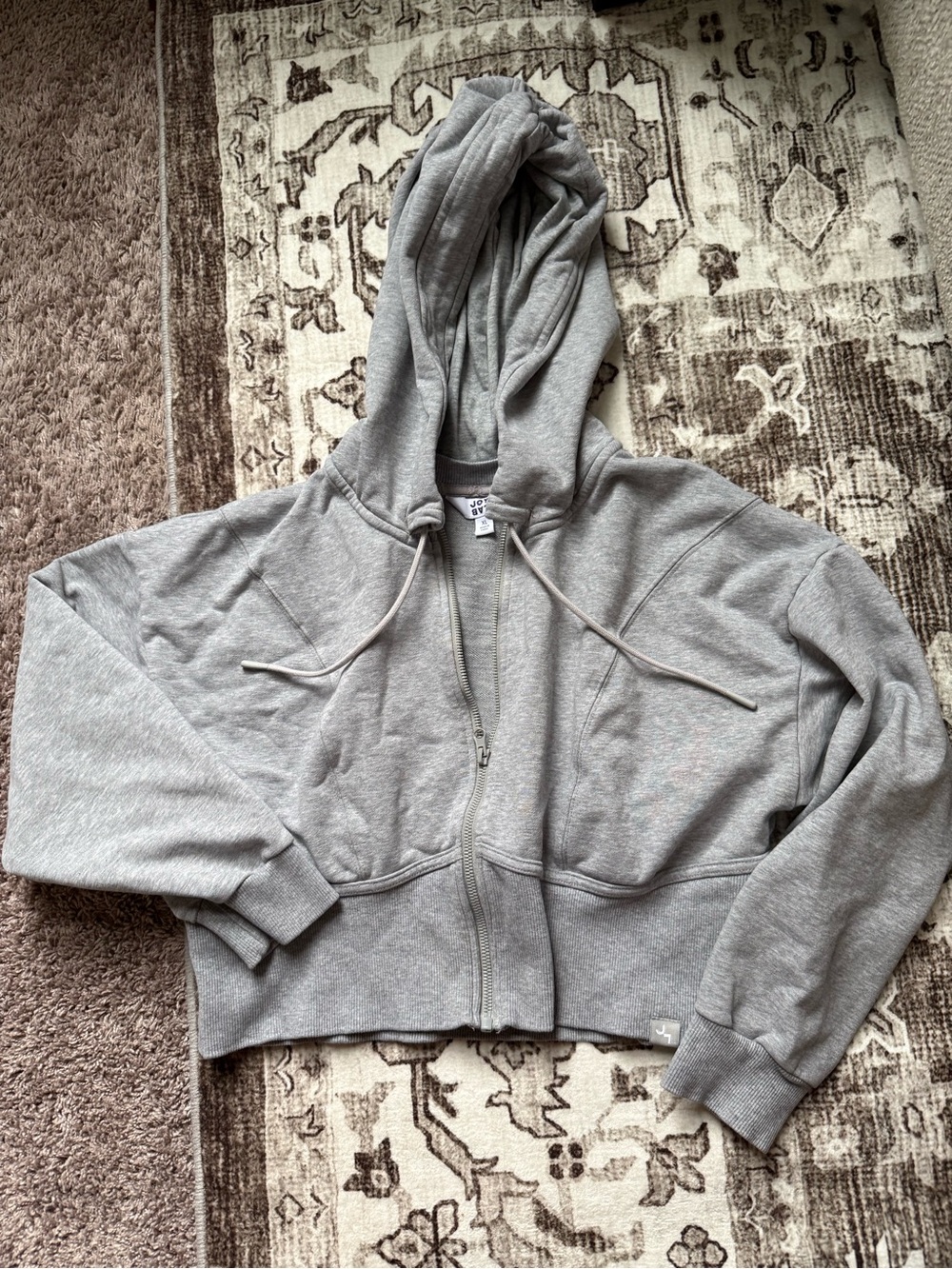JoyLab Gray Zip-Up Hoodie Jacket